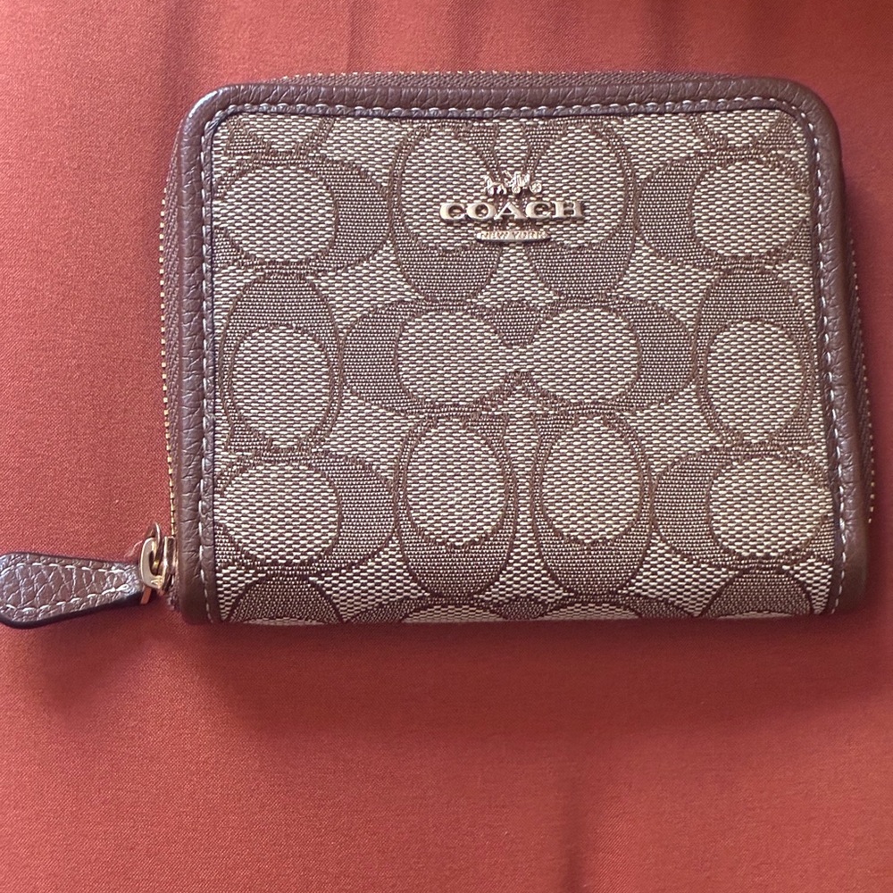 Coach Signature Brown Wallet